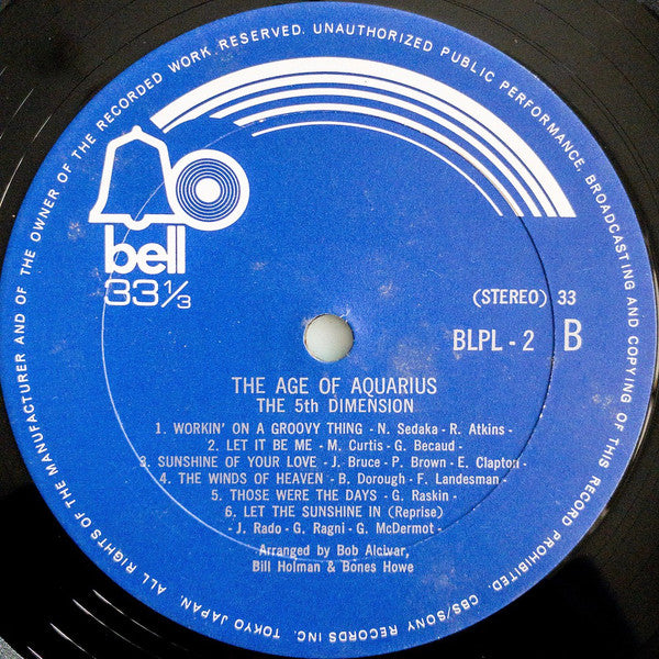 The Fifth Dimension : The Age Of Aquarius (LP, Album, Gat)