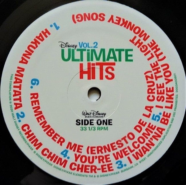 Various : Disney Ultimate Hits Vol. 2 (LP, Comp)