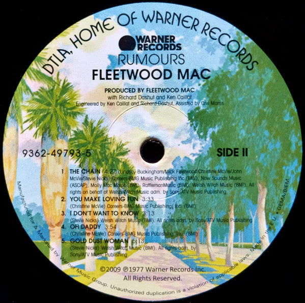 Fleetwood Mac : Rumours (LP, Album, RE, RP)