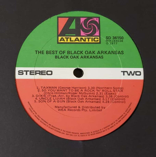 Black Oak Arkansas : The Best Of Black Oak Arkansas (LP, Comp)