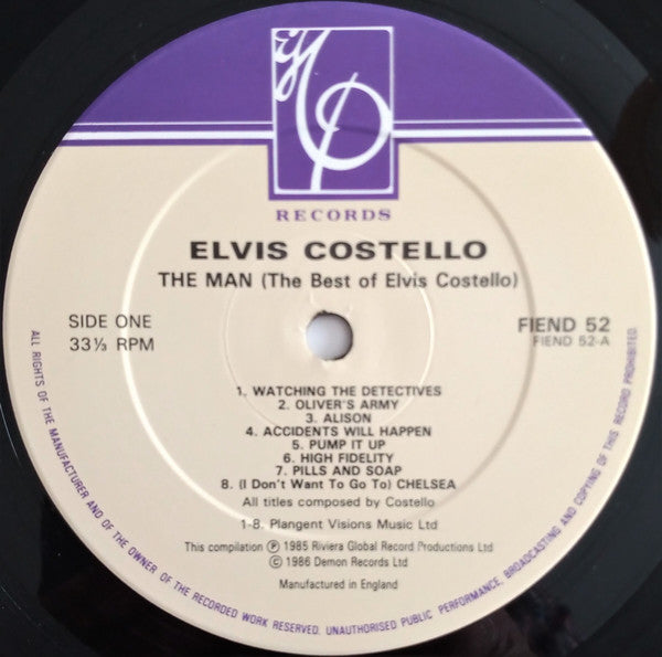 Elvis Costello : The Man (The Best Of Elvis Costello) (LP, Comp)