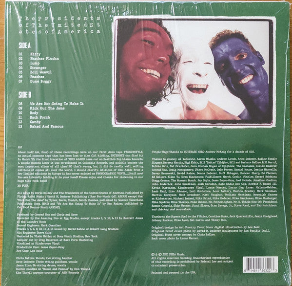 The Presidents Of The United States Of America : The Presidents Of The United States Of America (LP, Album, RE, RM)