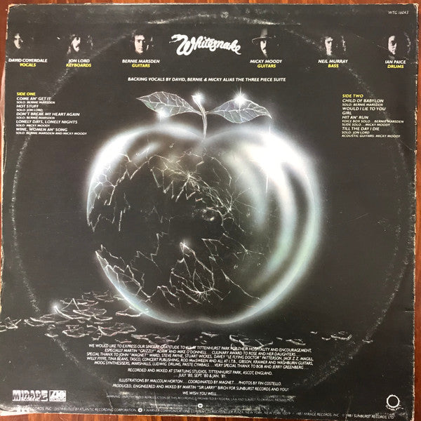 Whitesnake : Come An' Get It (LP, Album)