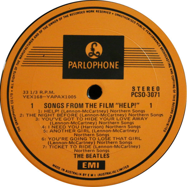 The Beatles : Help! (LP, Album, RE, CBS)