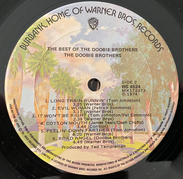 The Doobie Brothers : Listen To The Music - The Best Of The Doobie Brothers (LP, Comp, RE)