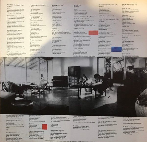 Paul McCartney : Tug Of War (LP, Album)
