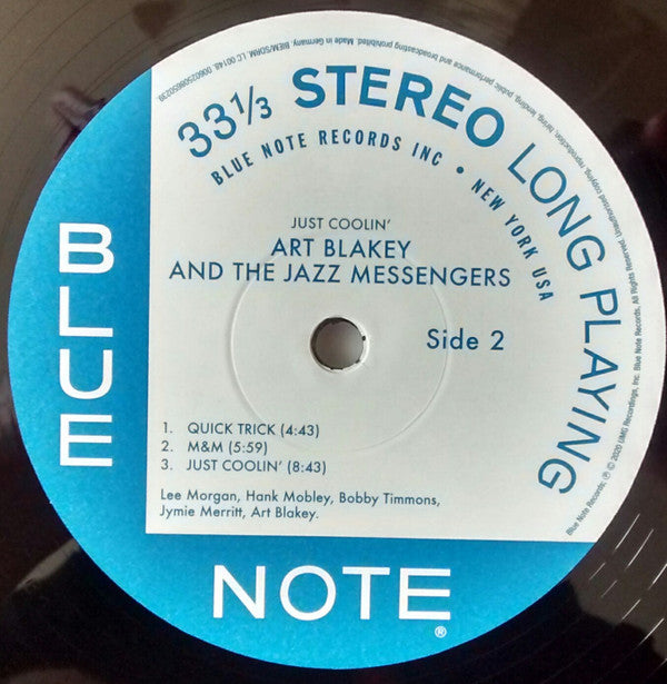 Art Blakey & The Jazz Messengers : Just Coolin' (LP, Album)