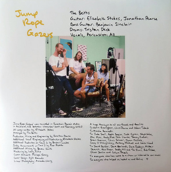 The Beths : Jump Rope Gazers (LP, Album, Tan)