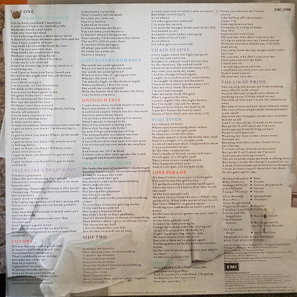The Undertones : The Sin Of Pride (LP, Album, Promo)