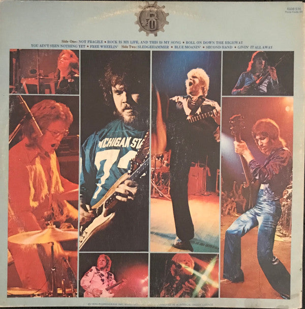 Bachman-Turner Overdrive : Not Fragile (LP, Album, Gat)