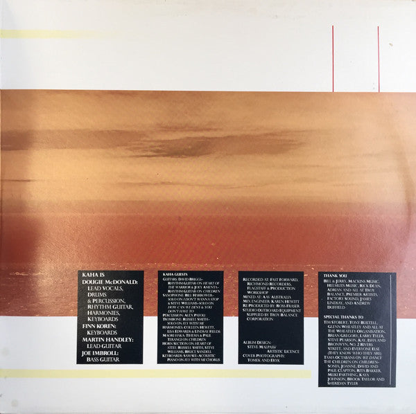 Kaha : Heart Of The Warrior (LP, Album, Gat)