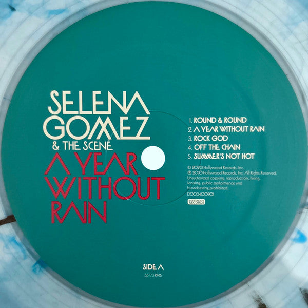 Selena Gomez & The Scene : A Year Without Rain (LP, Album, Ltd, Ice)