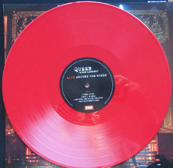 Queen + Adam Lambert : Live Around The World (2xLP, Album, Ltd, Red)