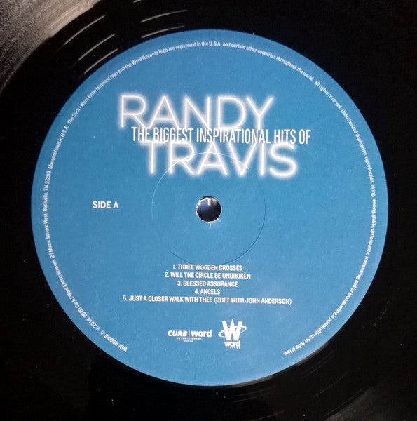 Randy Travis : The Biggest Inspirational Hits Of Randy Travis: Three Wooden Crosses (LP, Comp)