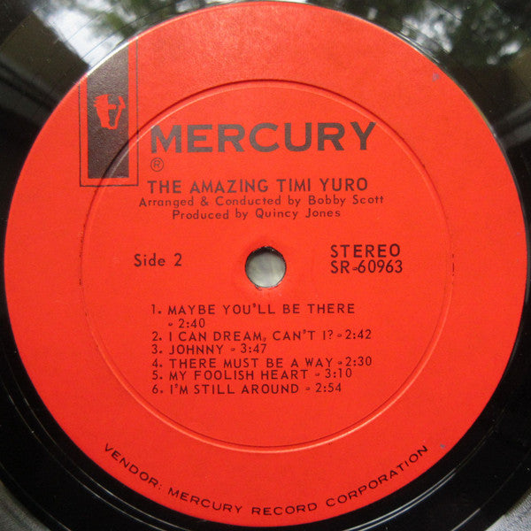 Timi Yuro : The Amazing Timi Yuro (LP)