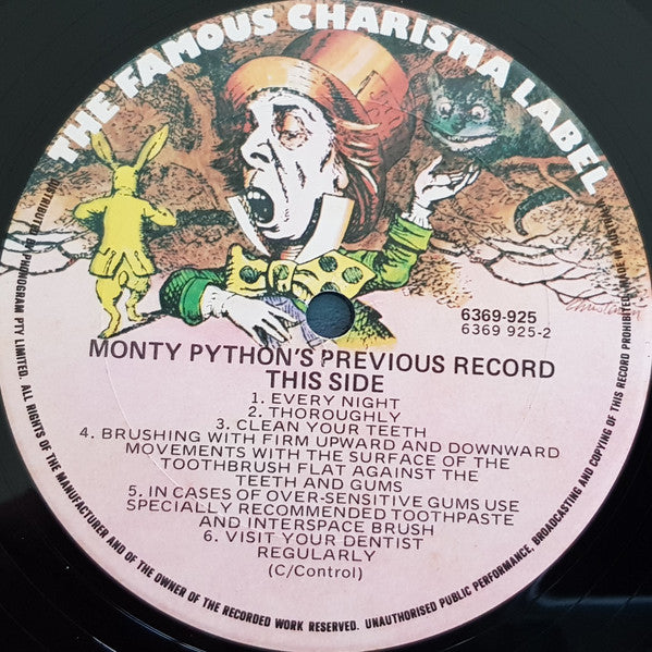 Monty Python : Monty Python's Previous Record (LP, Album)