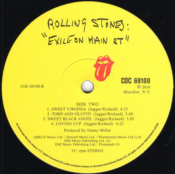 Rolling Stones* : Exile On Main St (2xLP, Album, RE, RM, 180)