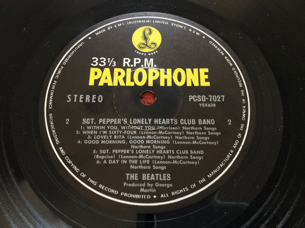The Beatles : Sgt. Pepper's Lonely Hearts Club Band (LP, Album)