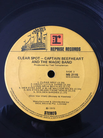 Captain Beefheart And The Magic Band : Clear Spot (LP, Album)