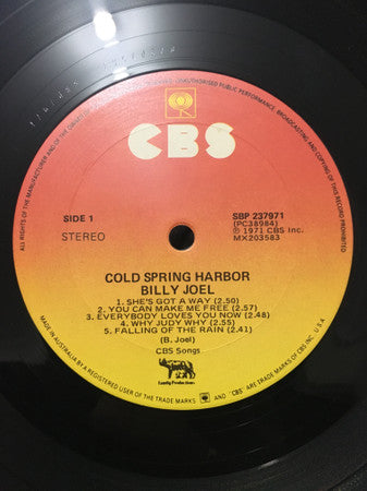 Billy Joel : Cold Spring Harbour / Piano Man (2xLP, Album, Comp)