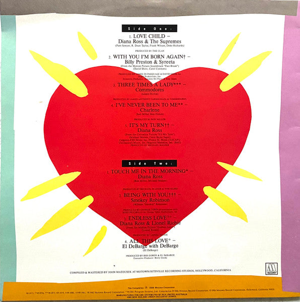 Various : Endless Love: Motown's Greatest Love Songs (LP, Comp)