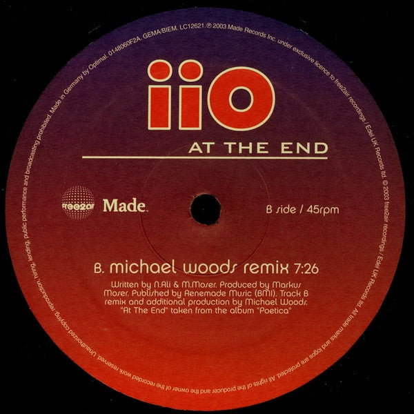 iiO : At The End (12")