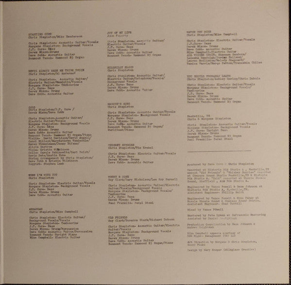 Chris Stapleton : Starting Over (2xLP, Album, 180)