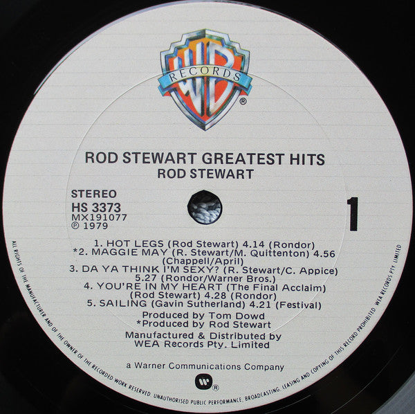 Rod Stewart : Greatest Hits (LP, Comp)