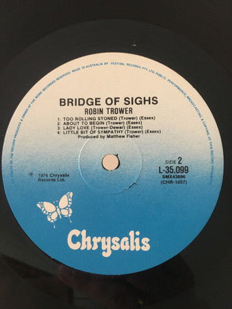 Robin Trower : Bridge Of Sighs (LP, Album, RE)
