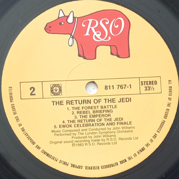 John Williams (4) : Star Wars Return Of The Jedi (The Original Motion Picture Soundtrack) (LP, Album, Gat)