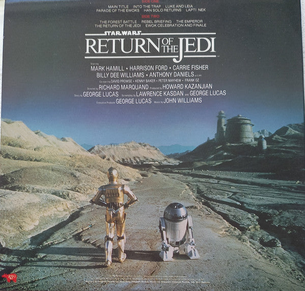 John Williams (4) : Star Wars Return Of The Jedi (The Original Motion Picture Soundtrack) (LP, Album, Gat)