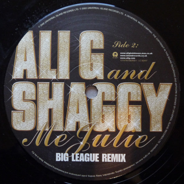 Ali G And Shaggy : Me Julie (12")