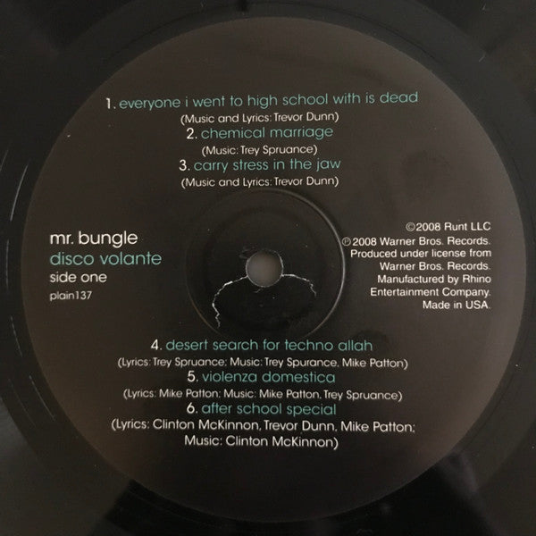 Mr. Bungle : Disco Volante (LP, Album, RE, 180)