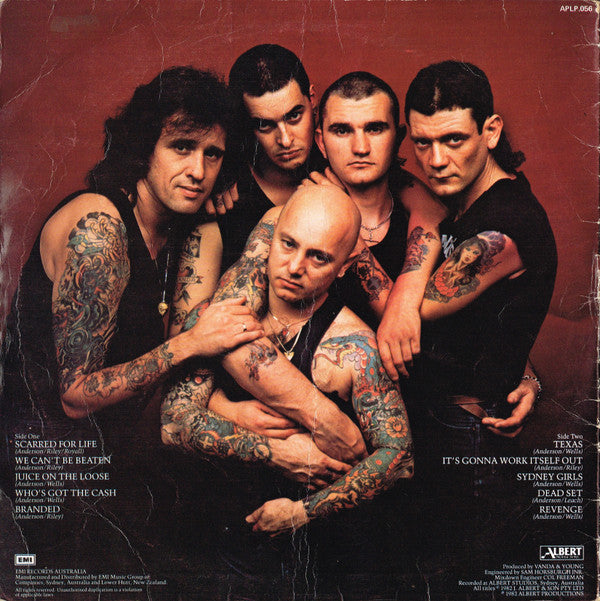 Rose Tattoo : Scarred For Life (LP, Album)
