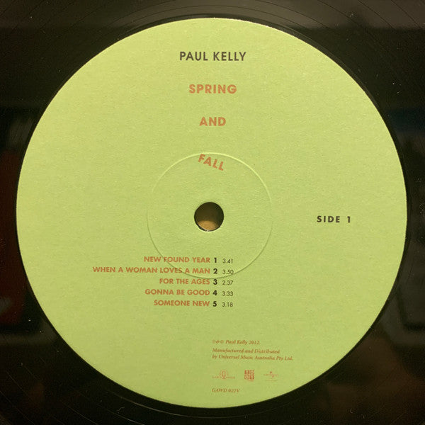 Paul Kelly (2) : Spring And Fall (LP, Album, RE, 180)