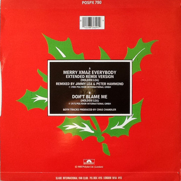 Slade : Merry Xmas Everybody (12", Single, RE)