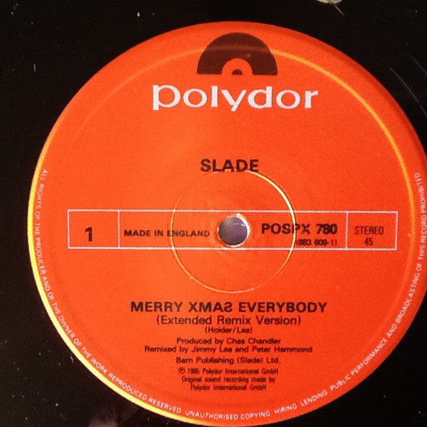 Slade : Merry Xmas Everybody (12", Single, RE)