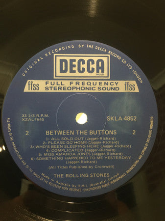 The Rolling Stones : Between The Buttons (LP, Album, RE)