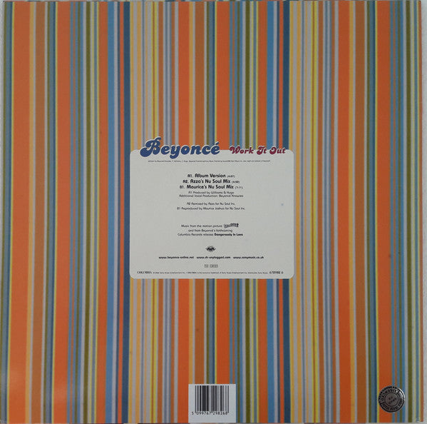 Beyoncé : Work It Out (12", Single)
