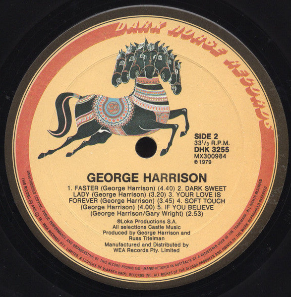 George Harrison : George Harrison (LP, Album, RE)