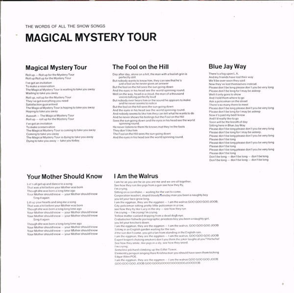 The Beatles : Magical Mystery Tour And Other Titles (LP, Comp, RE)