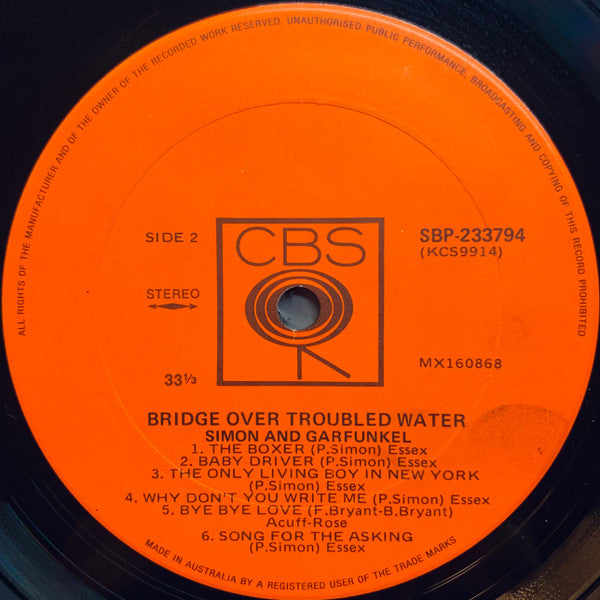 Simon And Garfunkel* : Bridge Over Troubled Water (LP, Album, RP)