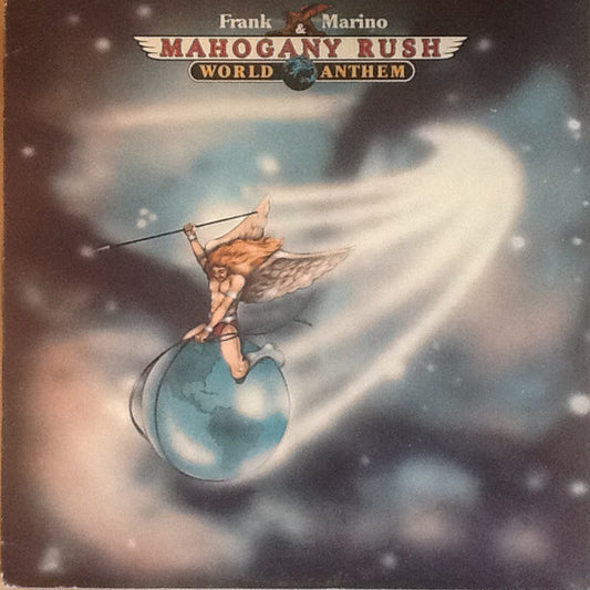Frank Marino & Mahogany Rush : World Anthem (LP, Album, Ter)