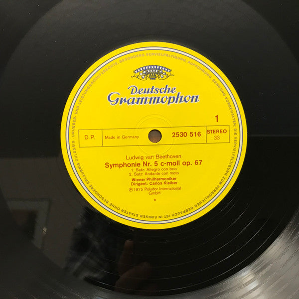 Ludwig van Beethoven – Wiener Philharmoniker, Carlos Kleiber : Symphonie Nr. 5 (LP)
