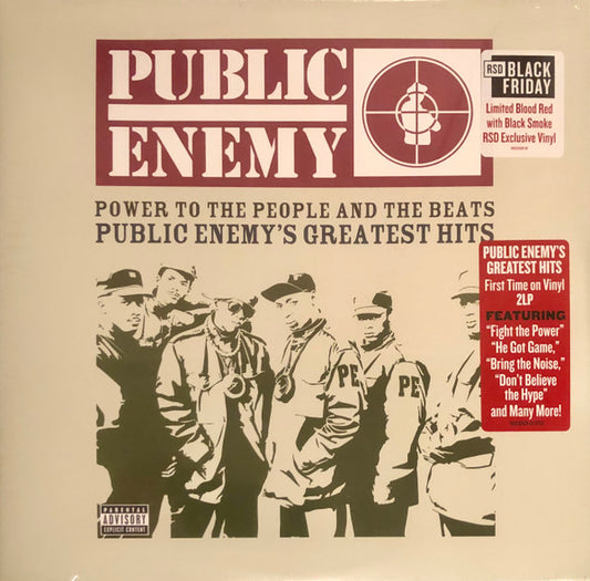 Public Enemy : Power To The People And The Beats (Public Enemy's Greatest Hits) (2xLP, Comp, Ltd, RE, Red)