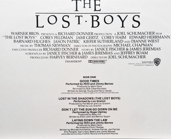 Various : The Lost Boys - Original Motion Picture Soundtrack (LP, Comp)