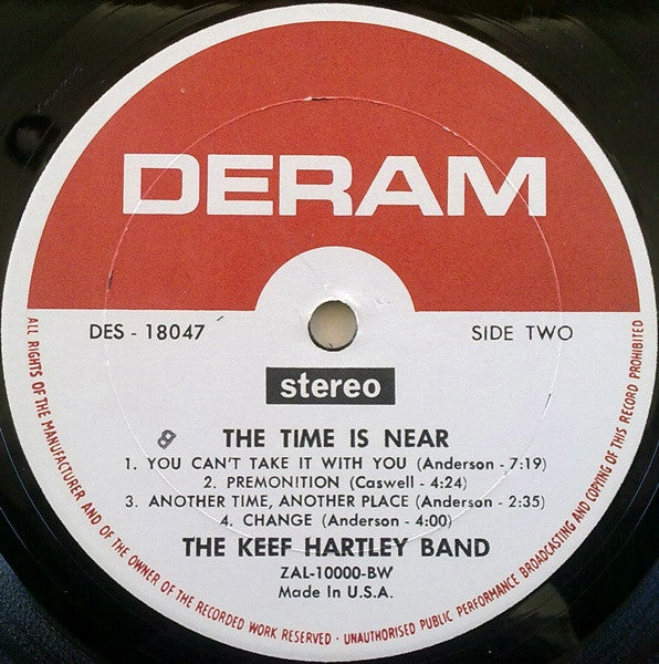 The Keef Hartley Band : The Time Is Near (LP, Bes)