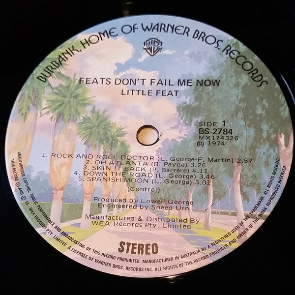 Little Feat : Feats Don't Fail Me Now (LP, Album)