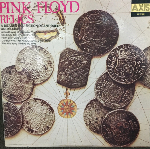 Pink Floyd : Relics (A Bizarre Collection Of Antiques And Curios) (LP, Comp, RE, Yel)