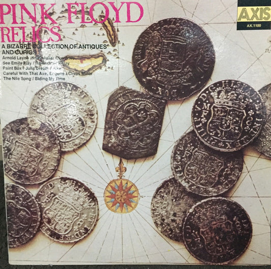 Pink Floyd : Relics (A Bizarre Collection Of Antiques And Curios) (LP, Comp, RE, Yel)